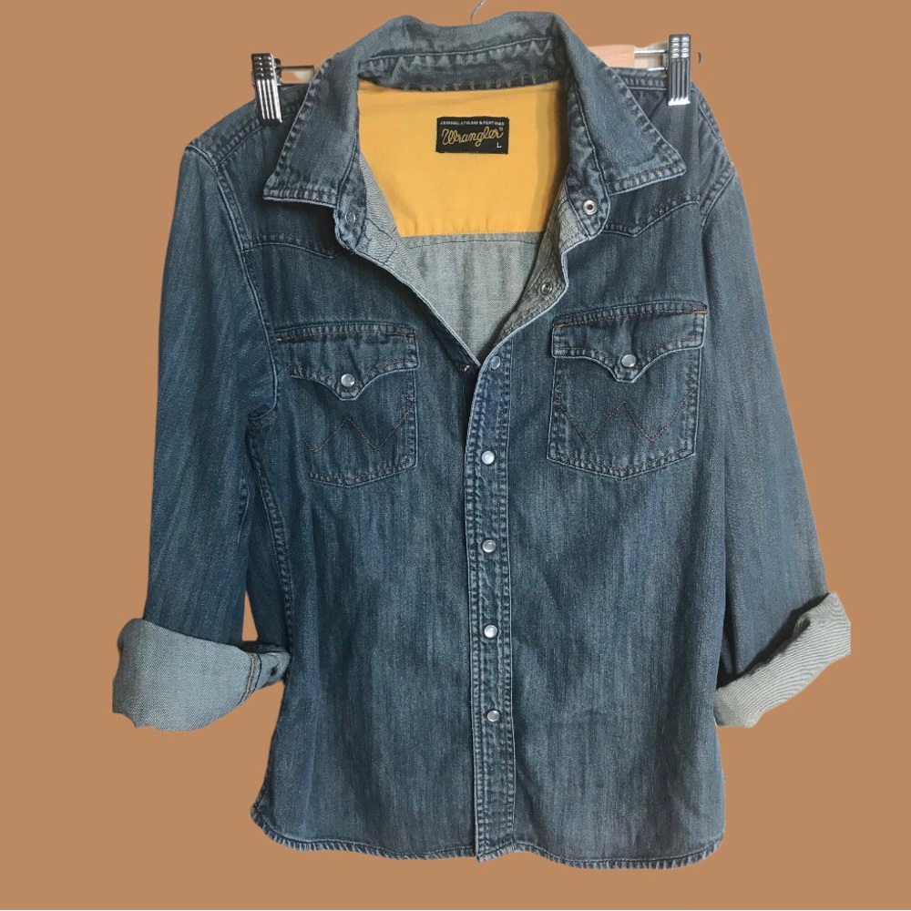 Vintage Wrangler Western Denim Shirt